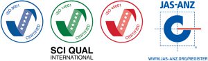 ISO SCI Qual Logos ISO SCI Qual Logos