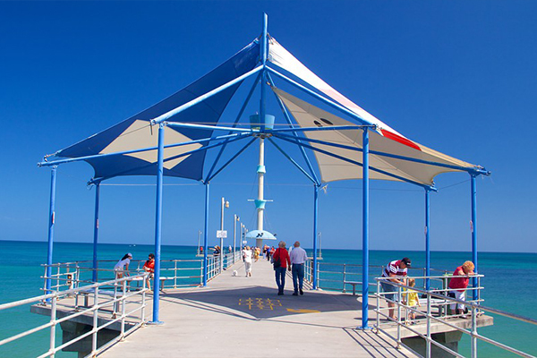 Community-Brighton-pier-SA Bright Pier South Australia Shade Structure