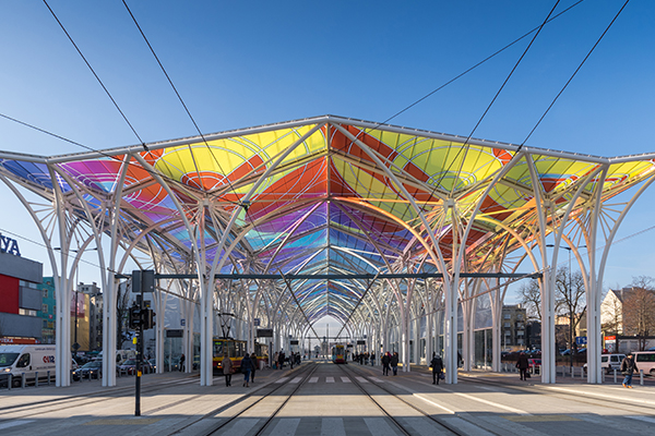 Lodz Tram Station, Poland