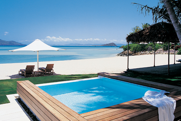 Hospitality-Umbrellas-resort Monaco Umbrella on Hayman Island