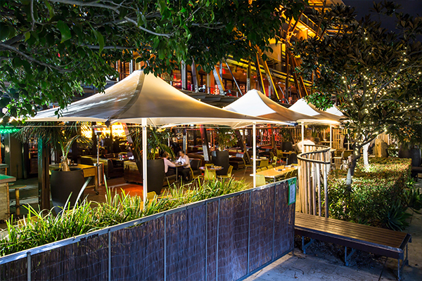 Hospitality-Umbrellas Sydney's King Street Wharf Dining
