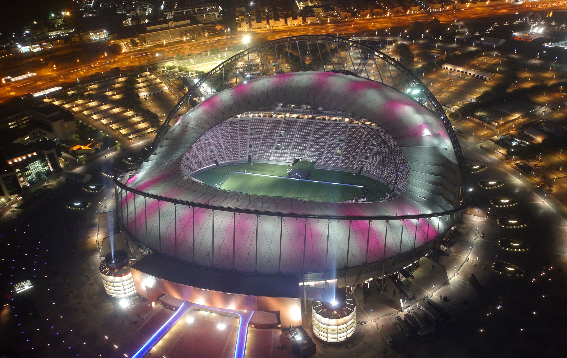 Portland Foreshore Umbrellas | Projects Khalifa International Stadium-Doha
