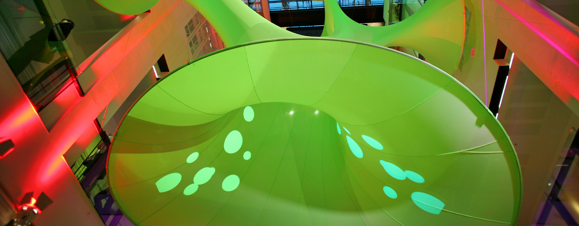 Green Void Lycra Architecture