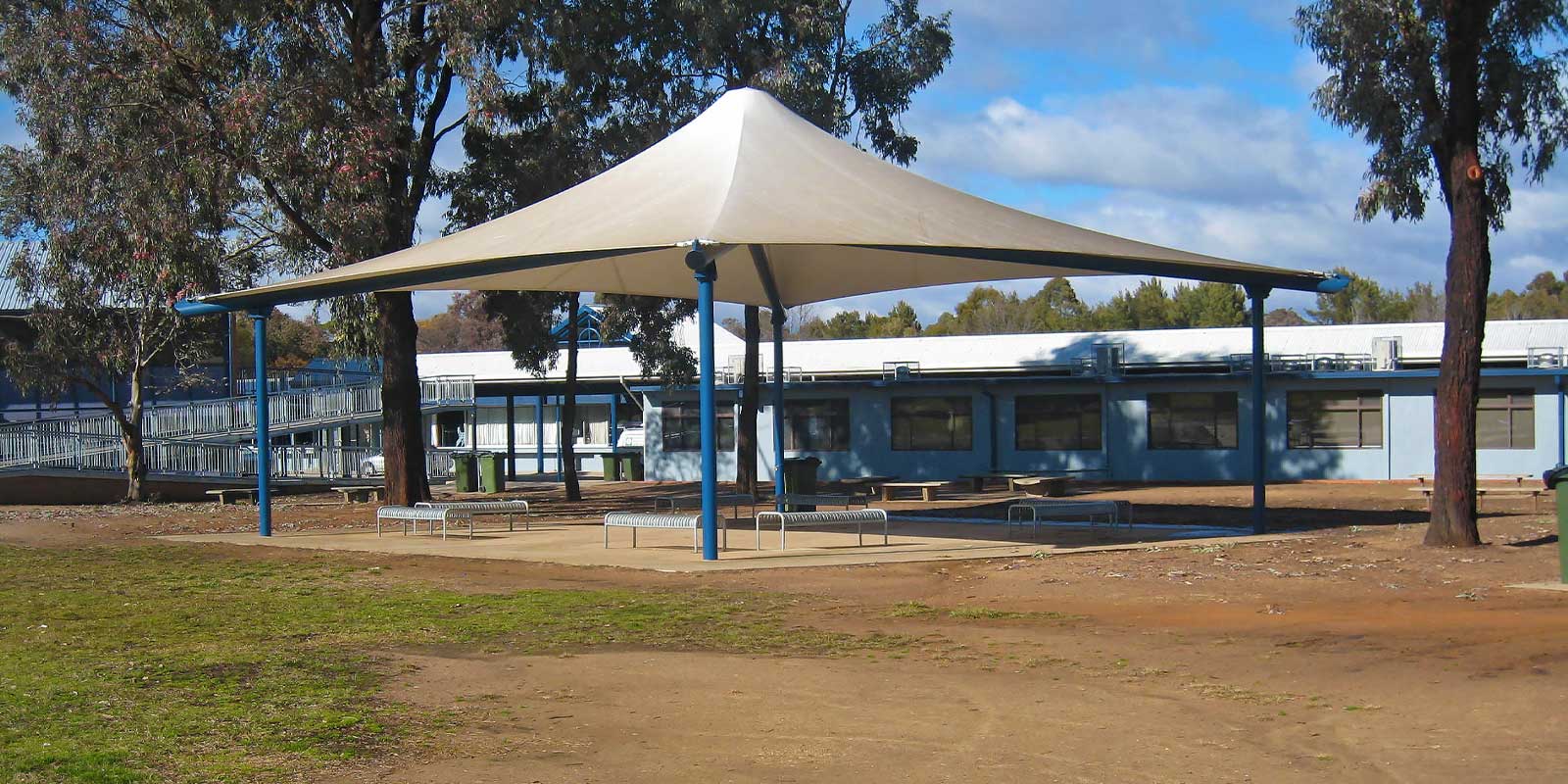 Education-St-Francis-Xavier-College-Pavilion St Francis Xavier College School Shade Structure