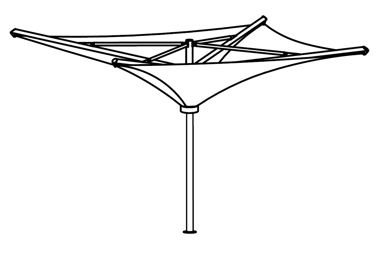 St Tropez Side View Drawing