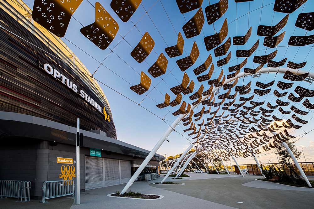 Perth Stadium Arbour Walkway