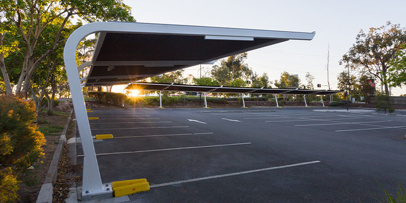 Bespoke carpark shade cover