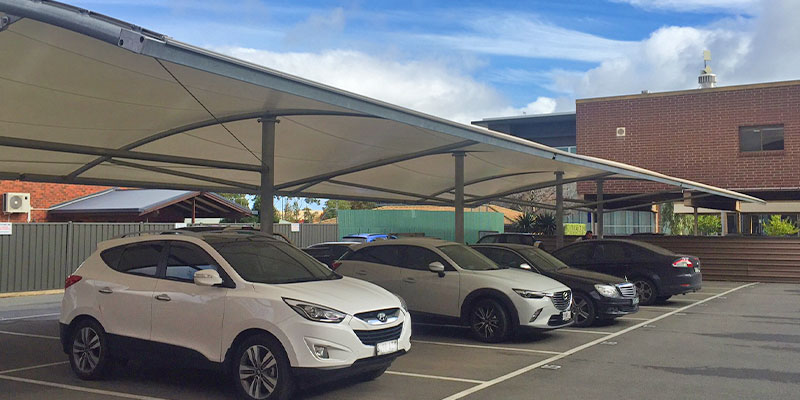 Linear Edge carpark shade