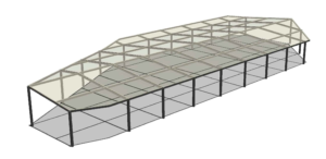 Rhodes Central ETFE skylight