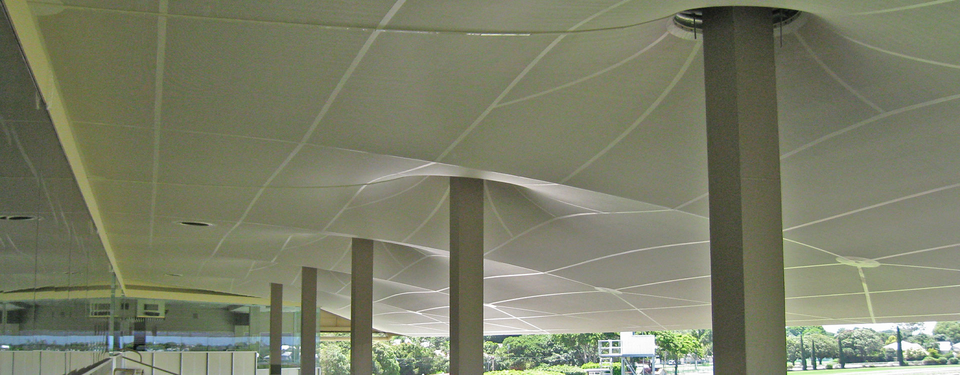 John Power Stand Fabric Ceiling