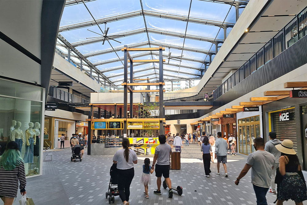 Rhodes Central ETFE Skylight