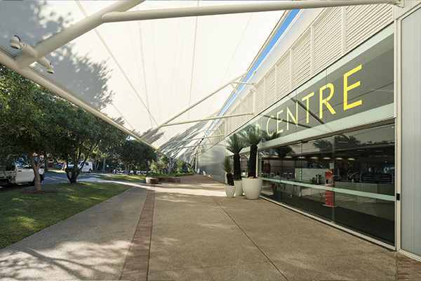 Awnings-Barker Membrane Awnings, Barker College Sydney