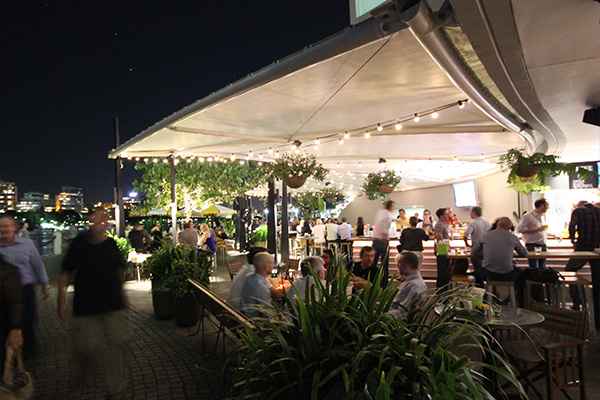 Membrane Awnings - Riverbar Brisbane