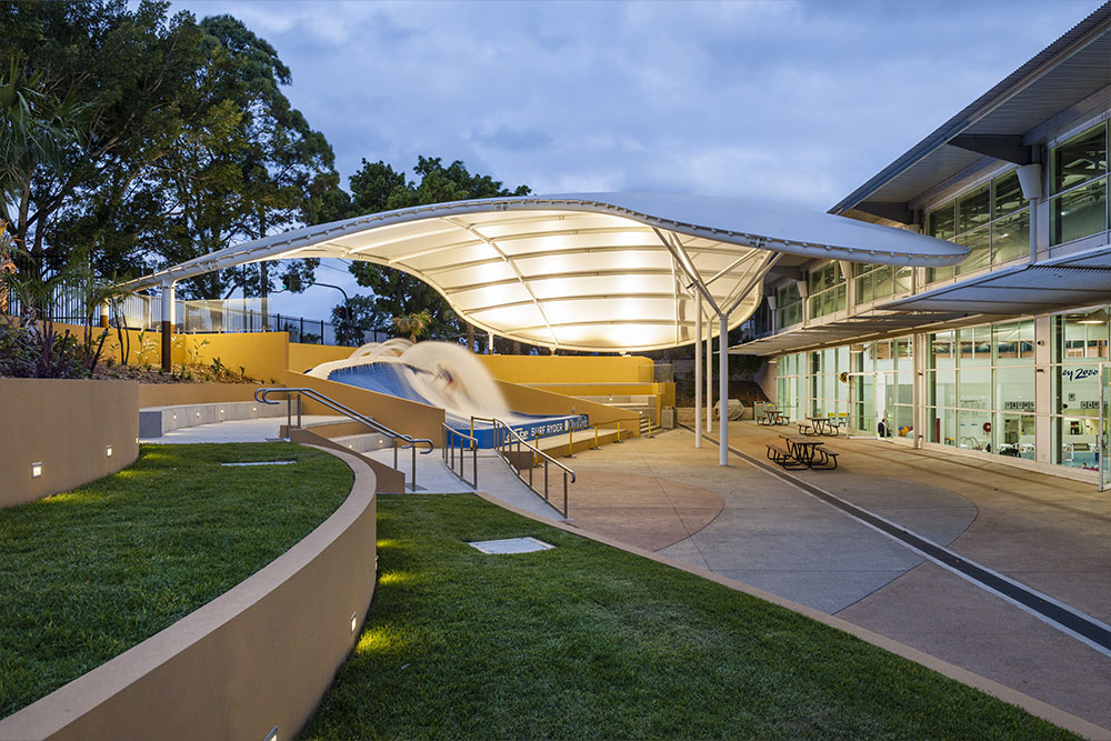 Bespoke Shade Structures Ryde Aquatic