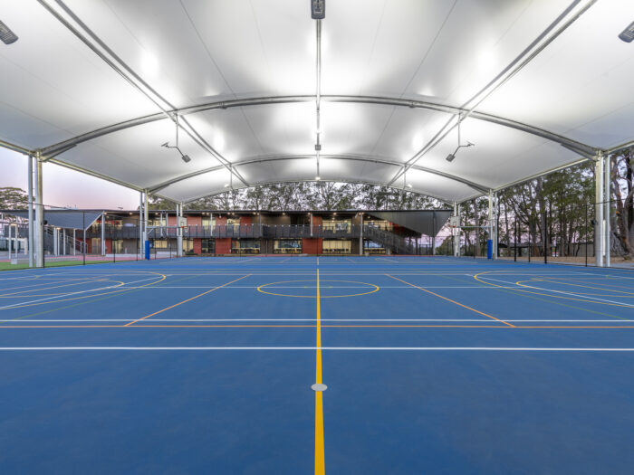 A Covered Sports Court | MakMax TensoSport Basketball court