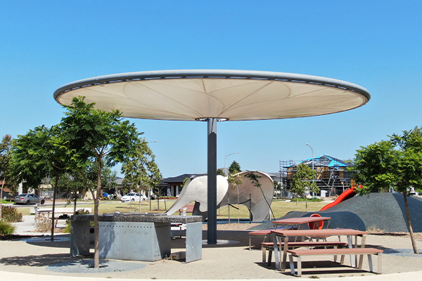 Navigation Park PVC Shade Structure