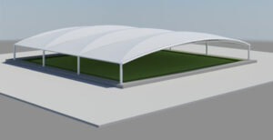 MakMax Bowling Green Canopy Render of Salisbury