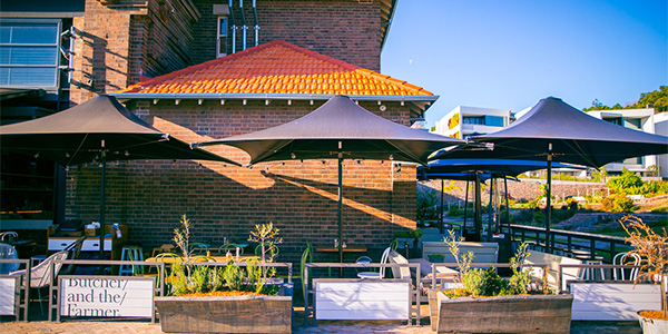 Commercial Umbrellas at The Butcher and The Farmer in Sydney