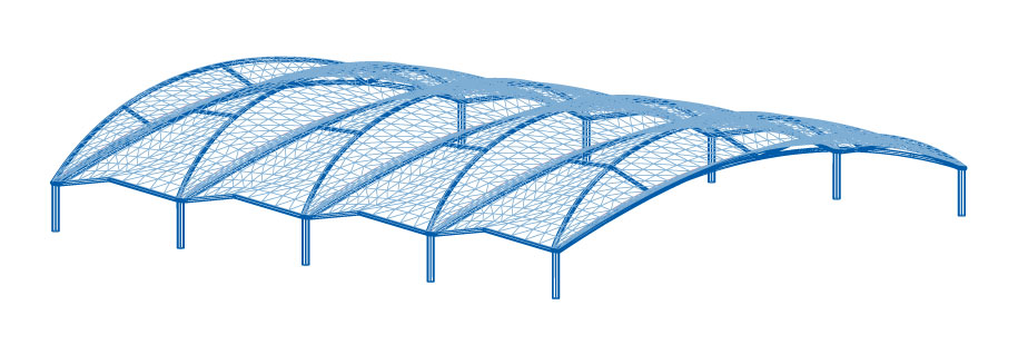 Wenty Leagues Club Canopy Wireframe