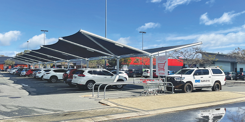 Y-Shaped Carpark Shade