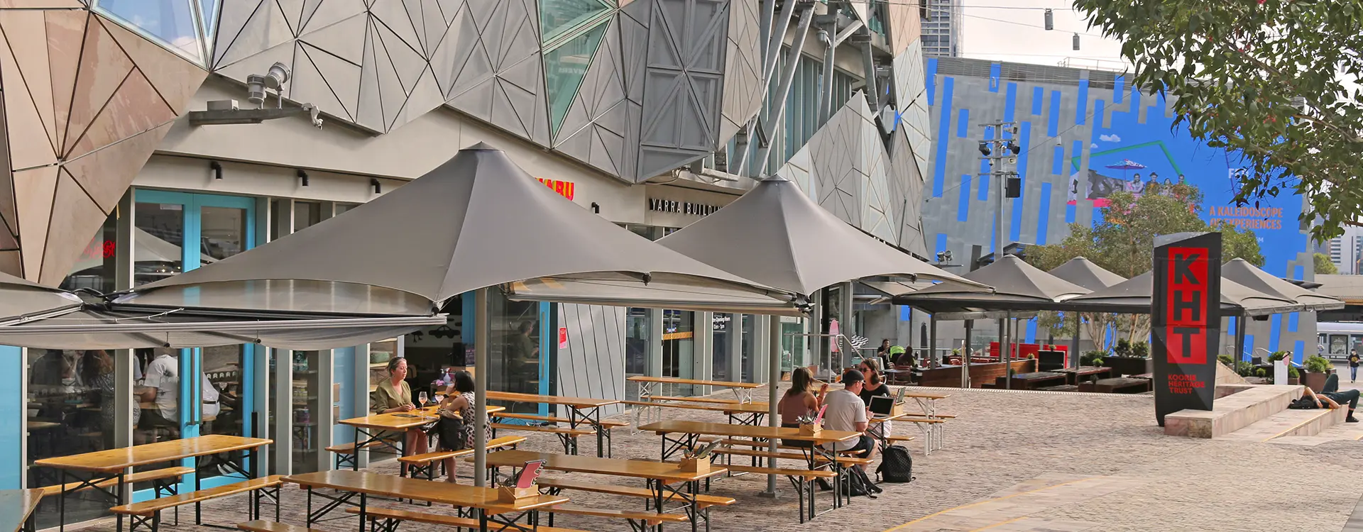 Mabu Mabu Federation Square Umbrellas