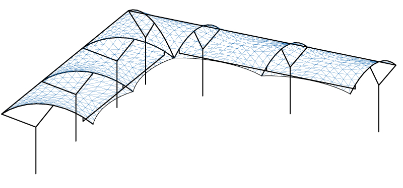 Aquinas Catholic College Tensoview Axonometric Drawing.