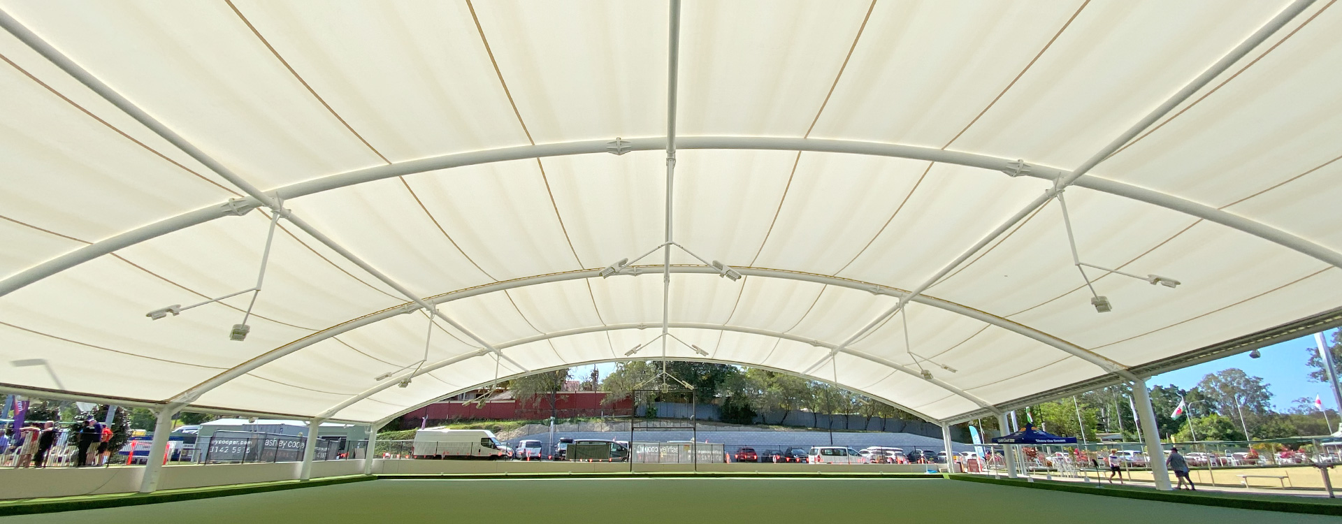 Club Helensvale Bowling Green Canopy