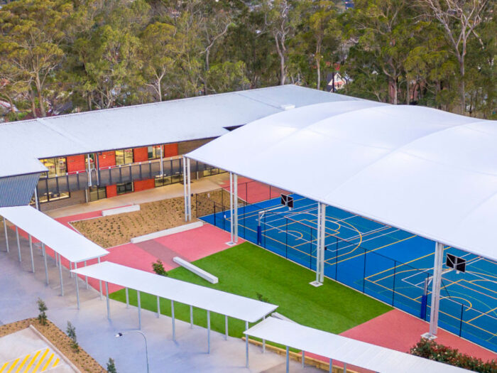 Covered Sports Court | 5 Benefits of Installing a Covered Sports Court for Your School Cherrybrook Technical Hight School Tensosport