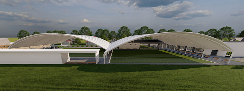 Early Concept Artwork for The Greens, The Entrance