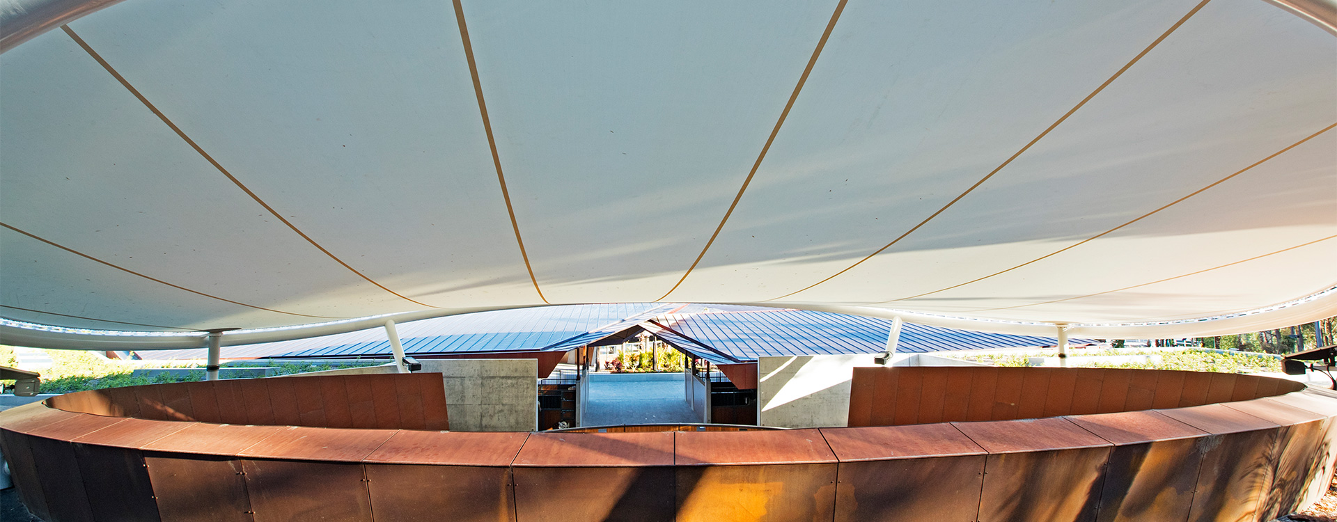 Willinga Park Stables Round Yard Roof