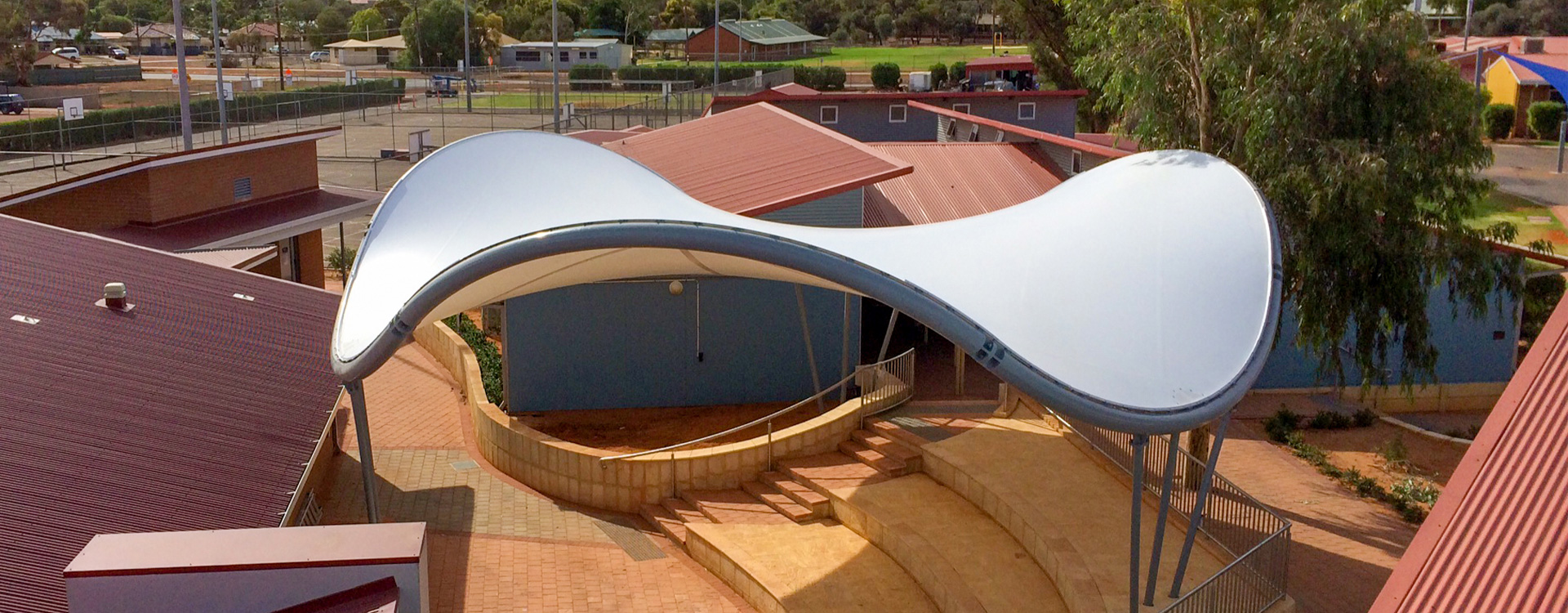 John Paul College Helena School Shade Structure