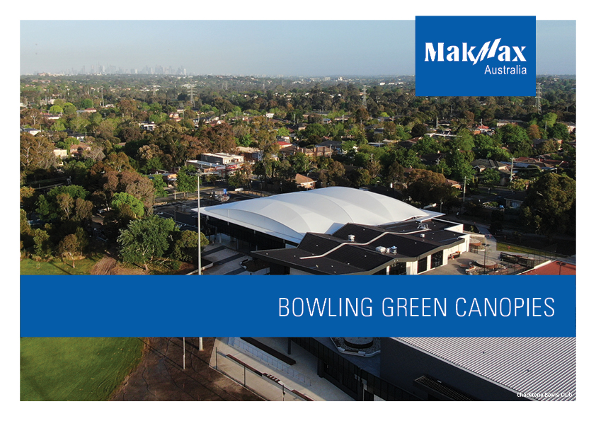 Bowling Green Canopies Brochure cover