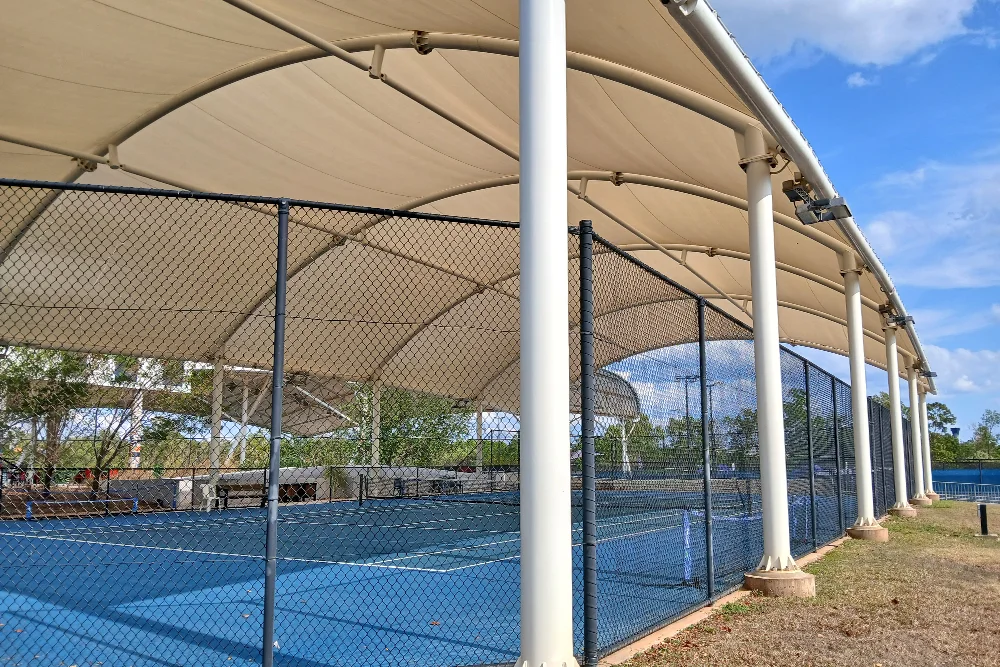 covered padel courts | Covered Padel Courts in Australia Darwin Tennis Centre HDPE Court 2