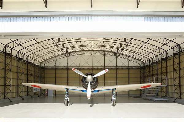 FlexHouse-Applications-Aviation FlexHouse Warehouse Building System for Aviation and Defence
