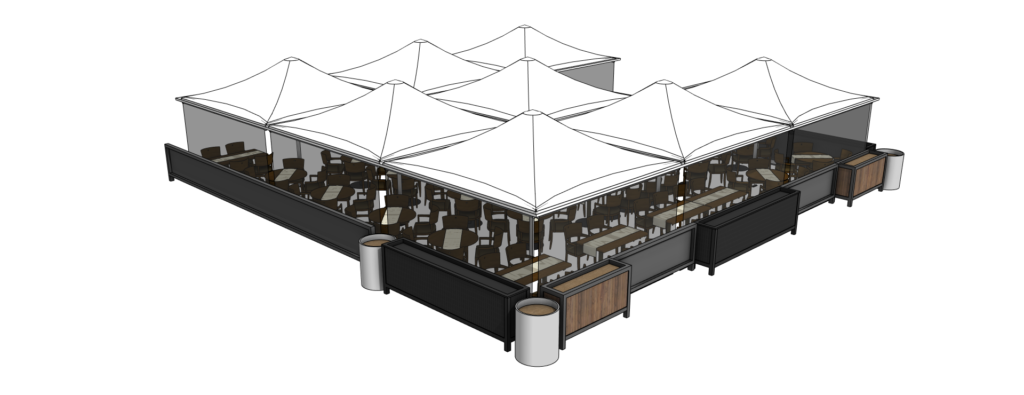 Brewery Yard Chippendale Umbrellas
