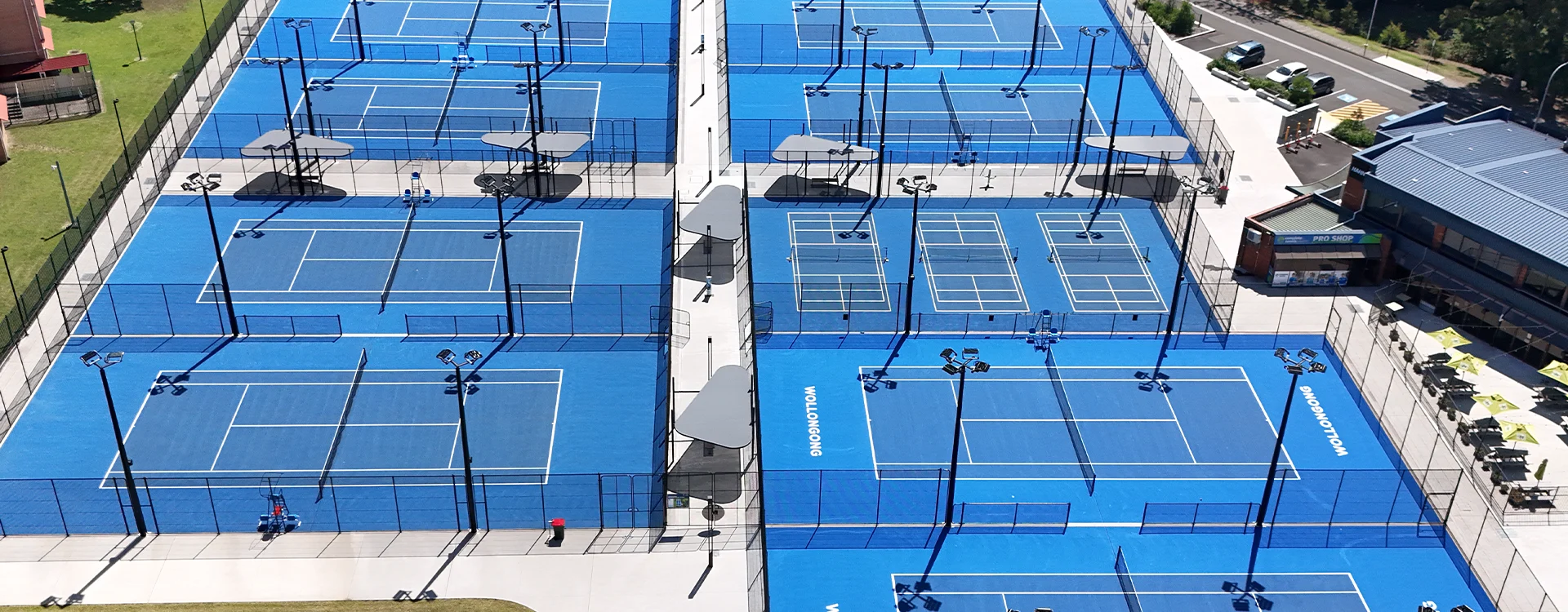 Beaton Park Tennis Shade Structures