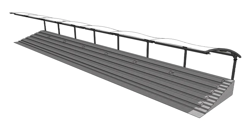 TensoView-Spectator-Shade-Modern TensoView Spectator Shade