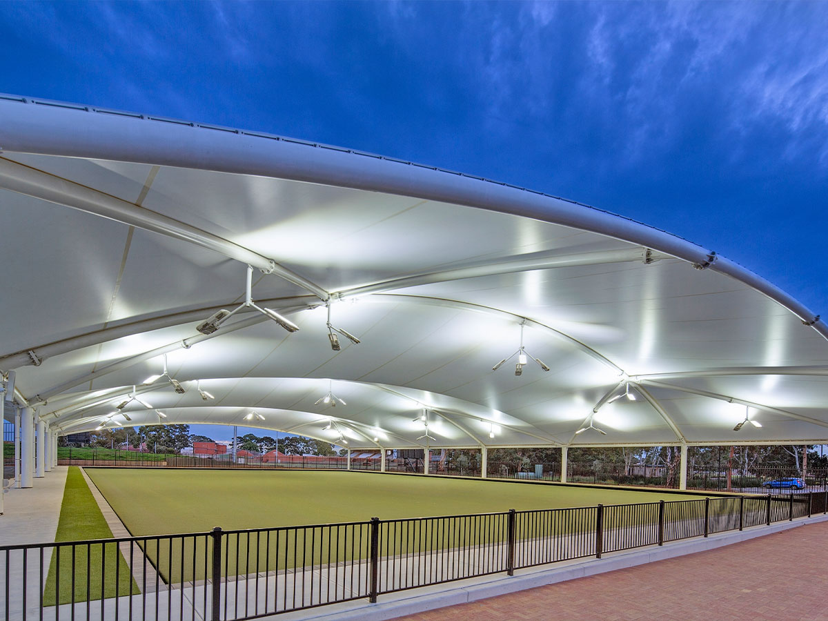 A MakMax Bowling Green Canopy in South Australia