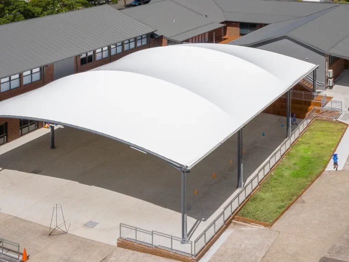 Covered Outdoor Learning Area | Covered Outdoor Learning Area A MakMax Tensile Membrane School COLA (Covered Outdoor Learning Area)