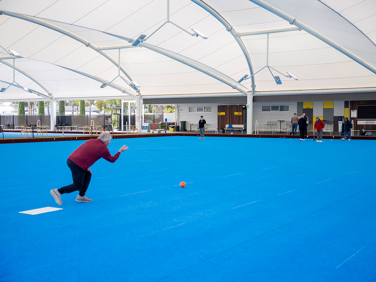 A MakMax Bowling Green Canopy in South Australia