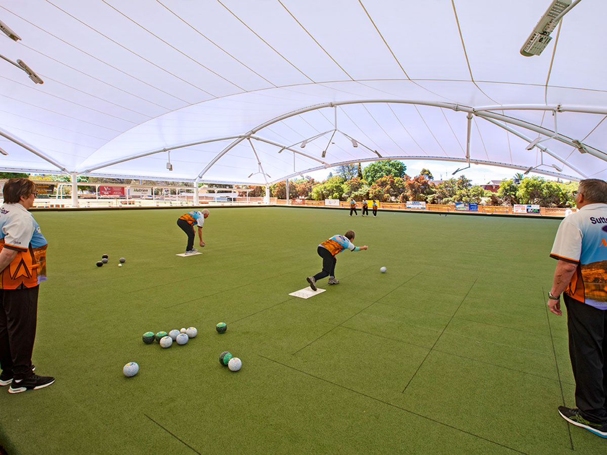 A MakMax Bowling Green Canopy in South Australia