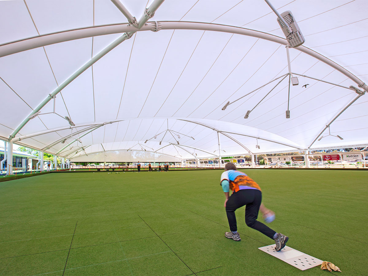 A MakMax Bowling Green Canopy in South Australia